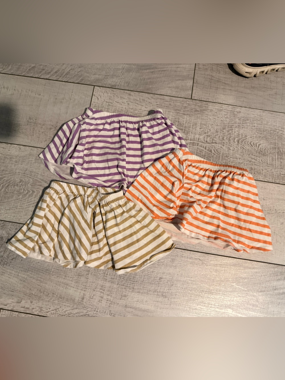 June & January Girls Striped Skirt 3-Pack – Size 3T
